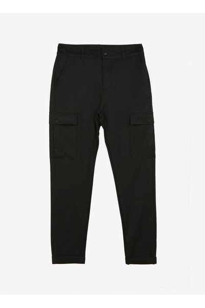 Low Waist Narrow Leg Anthracite Men's Chino Pants F3Wm-Pnt165
