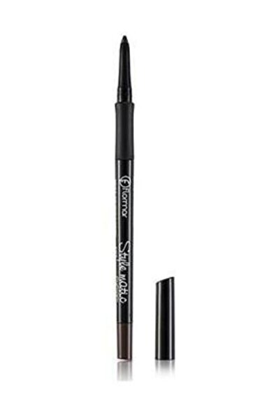 Водоотпорен молив за очи на извлекување (интензивна кафеава боја) - Stylematic Eyeliner - S01 - 8690604190485