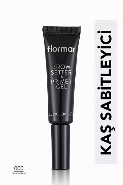 Транспарентна база за веѓи за фиксирање и заштита на бојата - Brow Setter & Primer Gel - 000 - 8682536034814