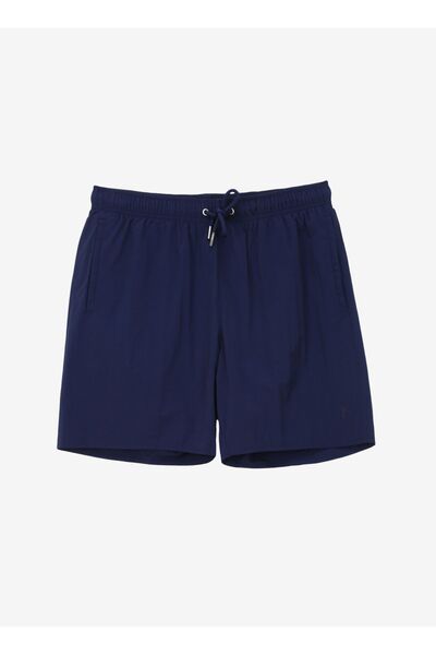 Navy Blue Men's Shorts Swimsuit F4Sm-Myo01