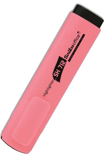 ( 3 PCS ) Scrikss SH712 Highlighter Pastel Pink