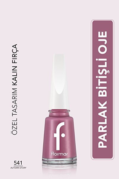 Класичен лак за нокти со висок сјај и пигментација - Nail Enamel -541 Autumn Story- 8682536047845