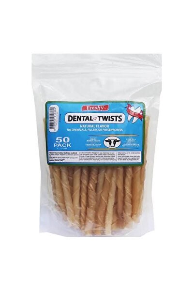 Dental Chews природни стапчиња за џвакање за кучиња, природна коска за дентално здравје 50 парчиња 300 g