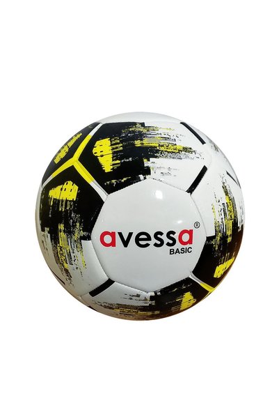 Basic Size 5 Soccer Ball Yellow
