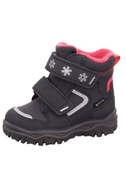 Husky1 црни чизми за девојчиња со Gore-Tex