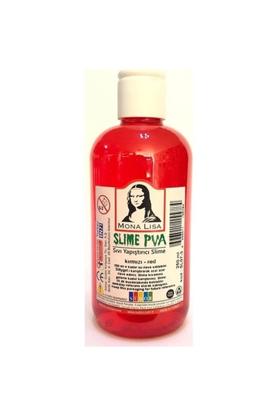 Slime Liquid Adhesive 250 ml Red Sl07-3