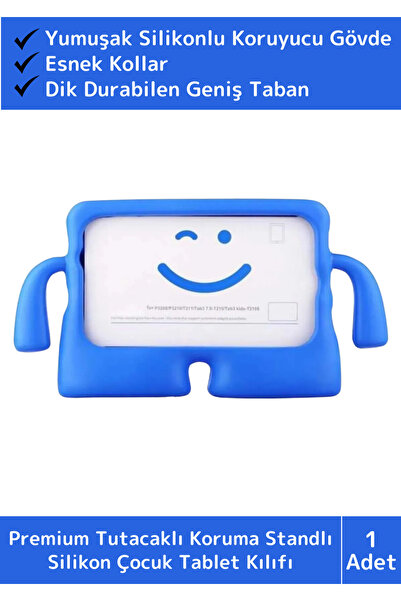 Premium Apple Ipad 7.8.9. генерација 10.2 Inch силиконска футрола за таблет за деца со мека рачка и целосна заштита