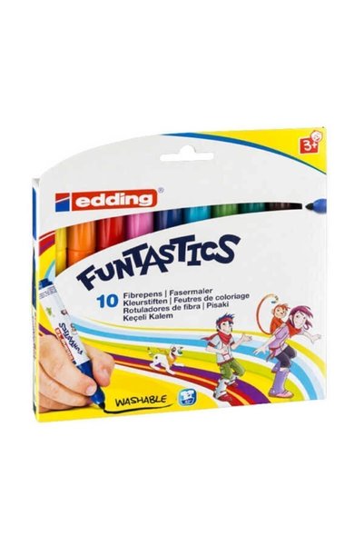 Felt-Tip Pen Thick Funtastıcs 10 Lu Set Ed14K1099