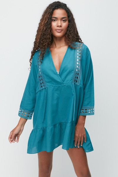 Pareo Beach Dress 22411 Petrol Green