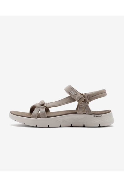 Go walk flex sandal - sublime women's beige sandal 141451 tpe