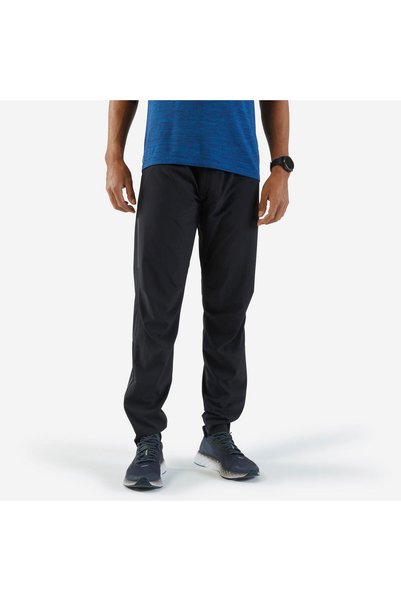 Kiprun Men's Lightweight Running Sweatpants - Black - Kiprun Run 500 Light