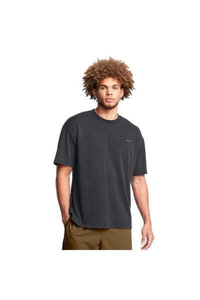 Men's Black Casual Style Oversize T-Shirt - 1389147 -001