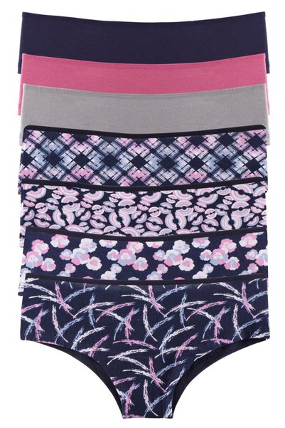 Women's Panties Shorts 7 Pack Lycra MIXCOLOR