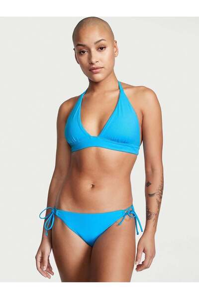 Halter Neck Removable Push-Up Bikini Top