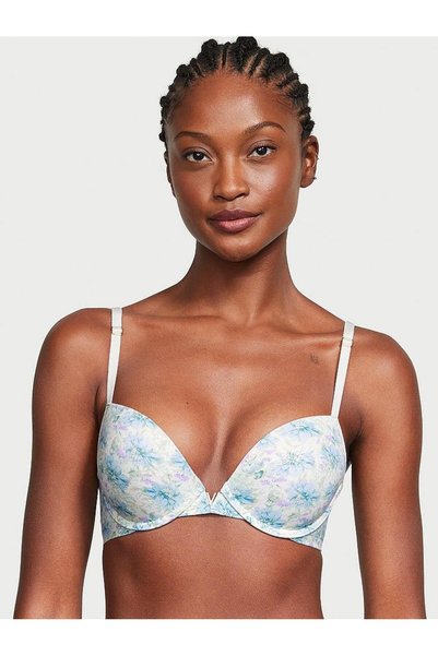 Push-Up Deep Low-Cut Bra