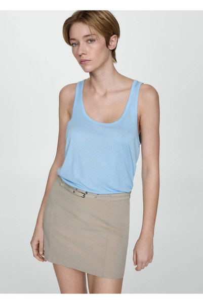 Strappy Knitwear Blouse