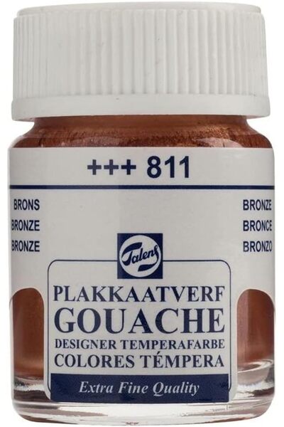 Gouache Jar 16ml Gouache Paint Bronze /811