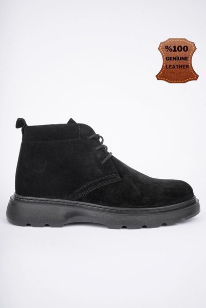 Henry Guaranteed Lace-Up Genuine Leather Comfortable Sole Men's Chelsea Boots