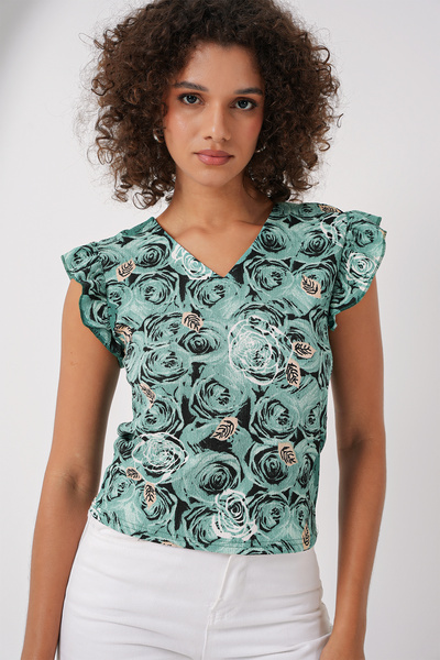    0430 Knitted Blouse - C. Çağla