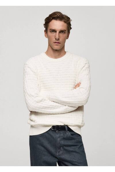 Cross Knitted Sweater