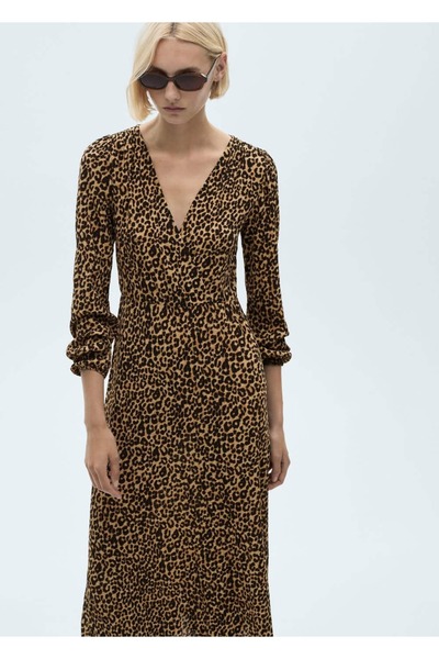 Long Leopard Dress
