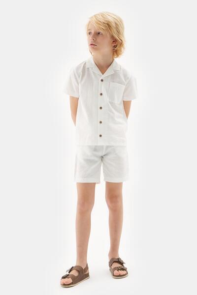 Bg Store машка детска екру кошула 23ss2nb3614