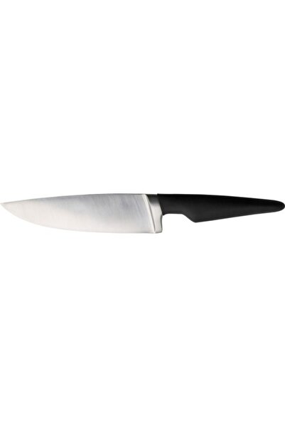 Vörda готвачки нож - црна рачка - 17 cm должина на сечилото - вкупно 31 cm