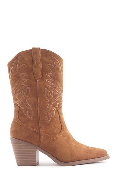 24K-1002 4Pr Tan Women's Cowboy Boots
