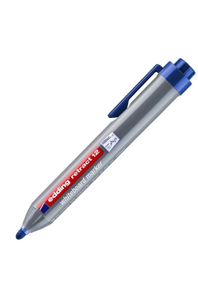 Ed-12 Push-On Whiteboard Marker Blue
