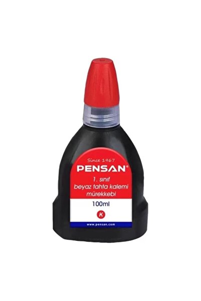 Мастило за маркер за бела табла 100ml црвено tkm