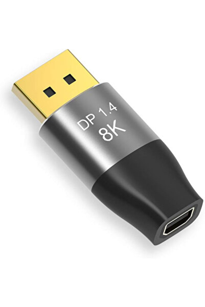 Minidisplayport во displayport конвертор 8k dp 1.4 верзија женски minidisplayport машки displayport конвертор