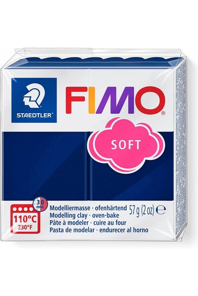 Fimo Polymer Clay 57Gr Soft Modeling Clay Windsor Blue / 8020-35 07