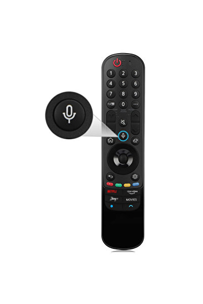 LG Magic далечински управувач со функција за покажувач и глас за LG Smart TV UHD OL како замена за MR21GA...