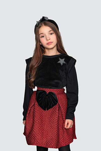 BG Store црна блуза за девојчиња