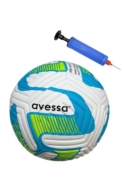 Ft900-110M Light Blue Football Ball - 4 Lined Pumps