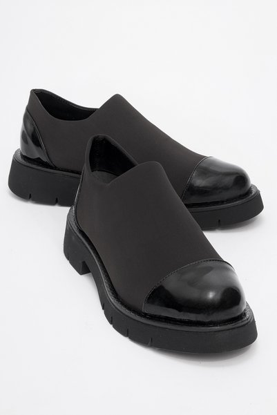 PANOLA Black Patent Scuba Women's Everyday Shoe
