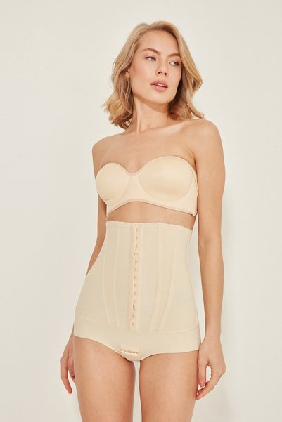 C12824 Underwire High Waist Slip Corset Skin