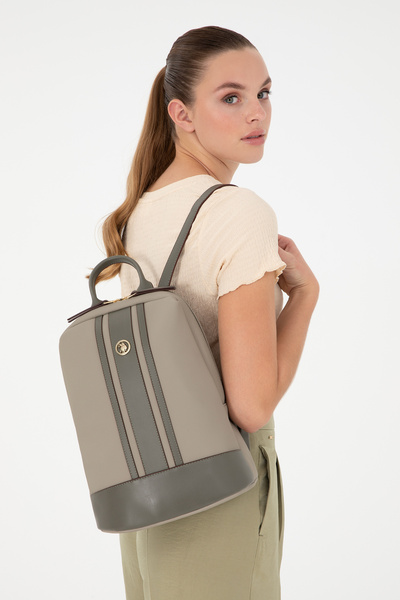 Women's Light Khaki Backpack 50293673 -Vr183