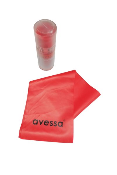 Pilates Rubber in Tube Pb-50 Red 50 Mm
