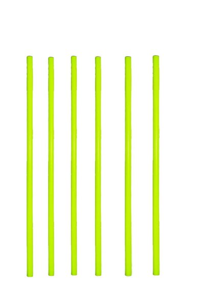 Green Slm-50 Slalom Stick - 150 Cm, 6 Pieces