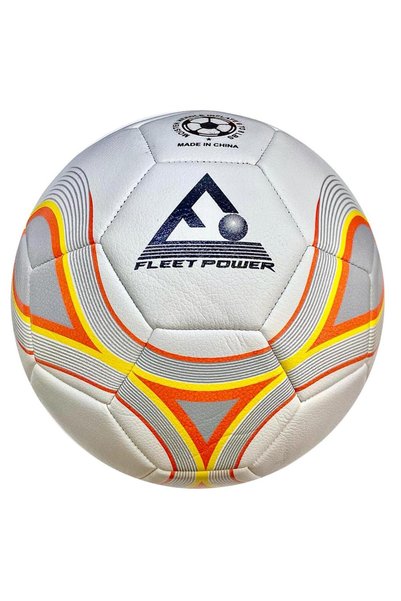 Flt-Pwr 4 Lining Fleet Power Soccer Ball No4 White