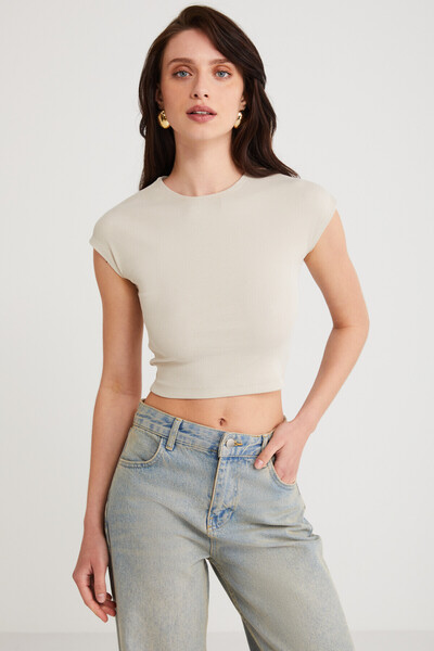 Ayra Women's Light Gray Bustier