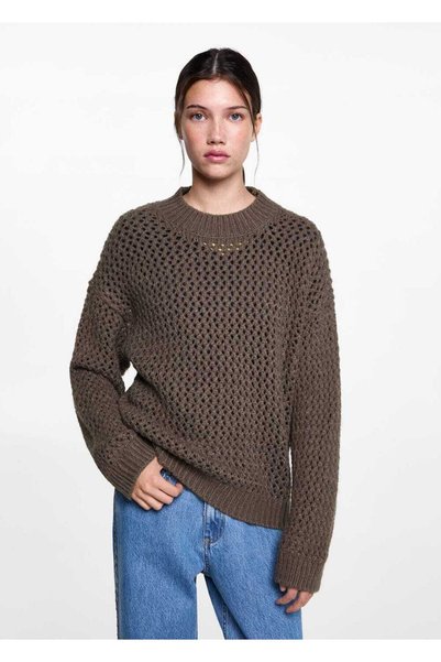 Textured Knitwear Sweater