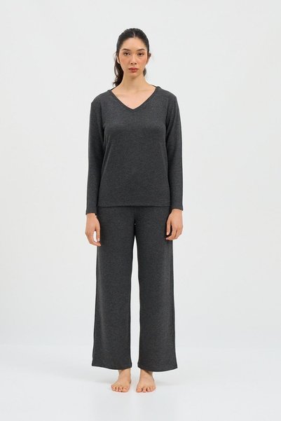 Anthracite Women's Infinity Dots Long Sleeve Design