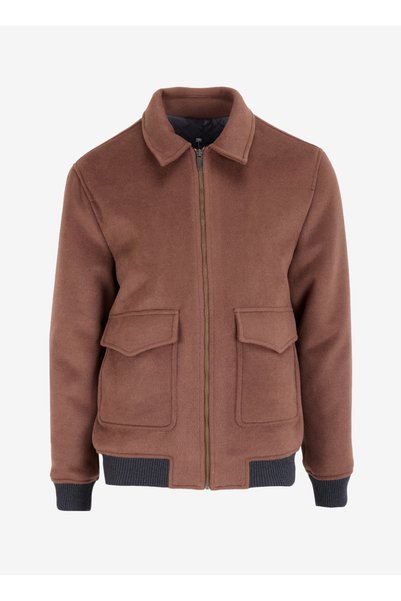 Camel Hair Men's Wool Blend Coat F4Wm-Mnt 2955