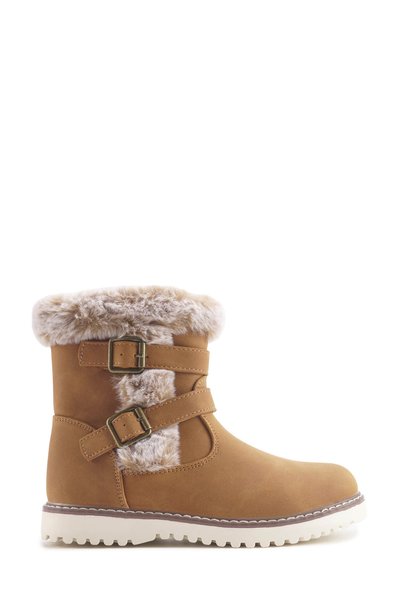 Oudo.F4Pr Brown Girl's Boots