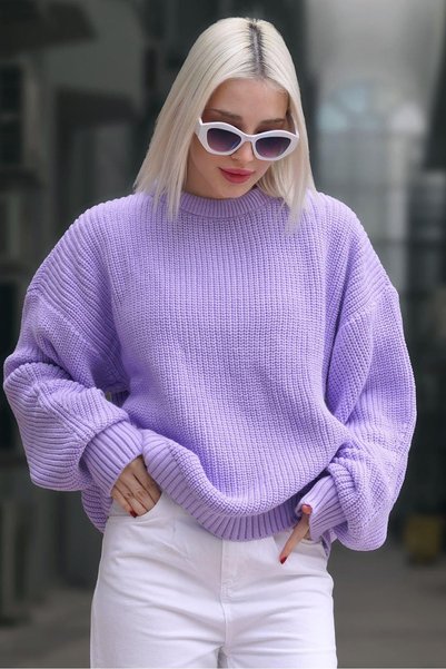 Mad Girls Lilac Sweater Mg1304