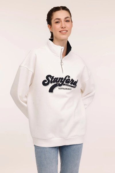 Men's Ecru Sweatshirt - Lynda 16Gf958, 4Pr, L/Xl, 101875909