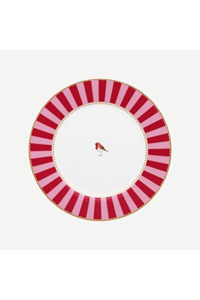 Порцеланска чинија за појадок Love Birds црвено-розова 21 Cm