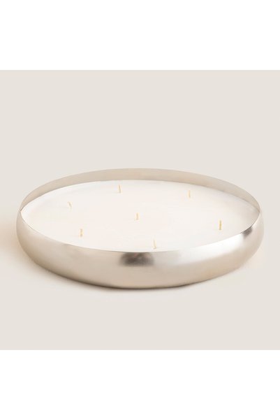 Elagance Candle Silver 30 cm Silver